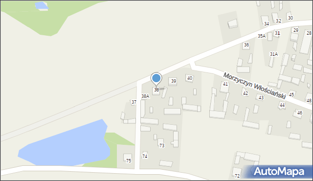 Morzyczyn Włościański, Morzyczyn Włościański, 38, mapa Morzyczyn Włościański
