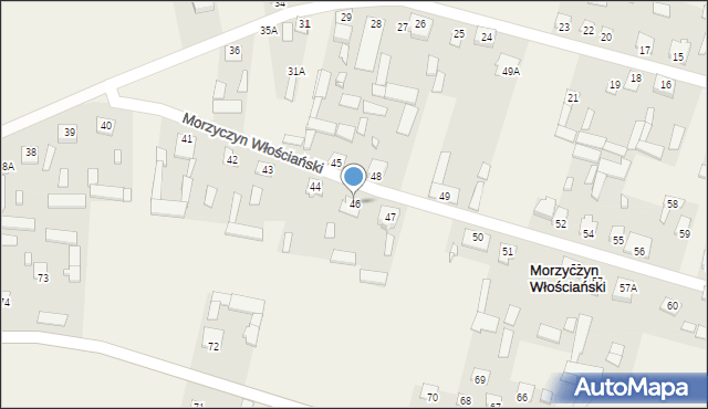 Morzyczyn Włościański, Morzyczyn Włościański, 46, mapa Morzyczyn Włościański