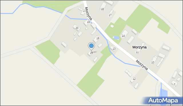 Morzyna, Morzyna, 15, mapa Morzyna