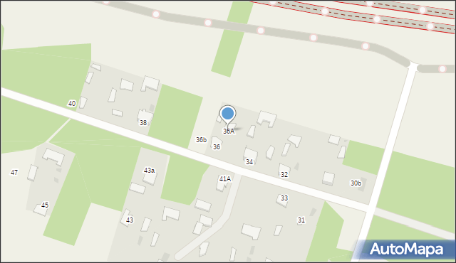 Mościbrody, Mościbrody, 36A, mapa Mościbrody