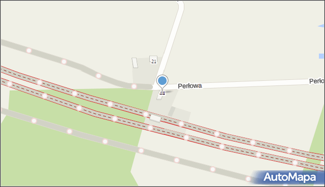 Mościbrody, Mościbrody, 44, mapa Mościbrody