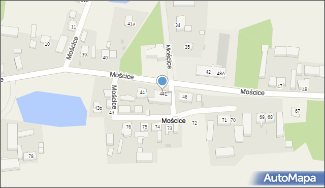 Mościce, Mościce, 441, mapa Mościce