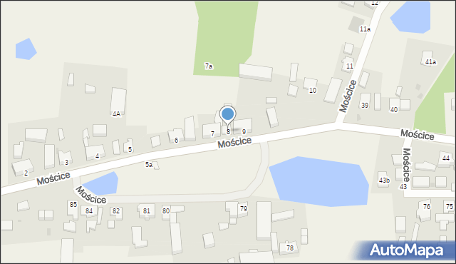 Mościce, Mościce, 8, mapa Mościce