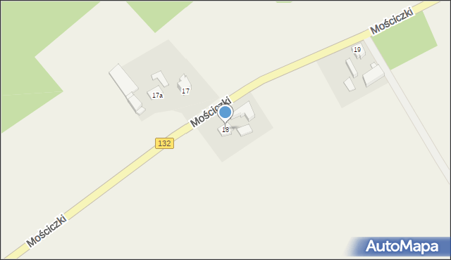 Mościczki, Mościczki, 18, mapa Mościczki