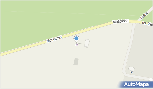 Mościczki, Mościczki, 44, mapa Mościczki