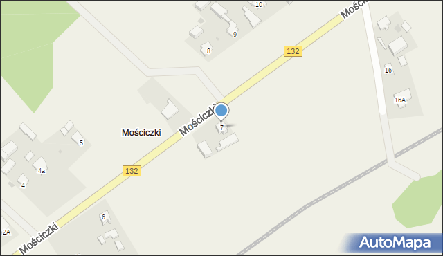 Mościczki, Mościczki, 7, mapa Mościczki