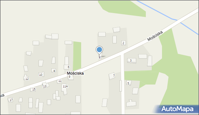 Mościska, Mościska, 4, mapa Mościska