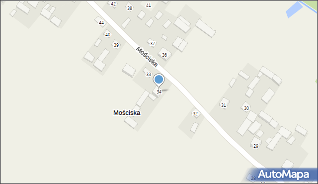 Mościska, Mościska, 34, mapa Mościska