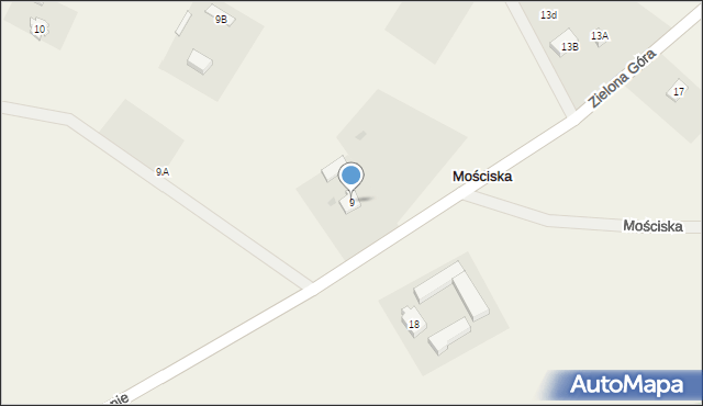 Mościska, Mościska, 9, mapa Mościska