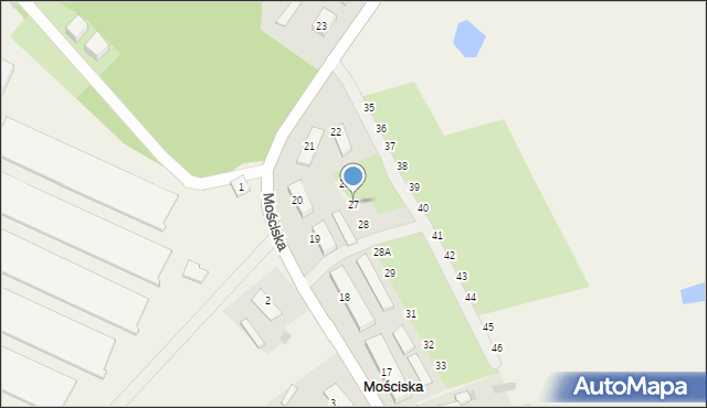 Mościska, Mościska, 27, mapa Mościska