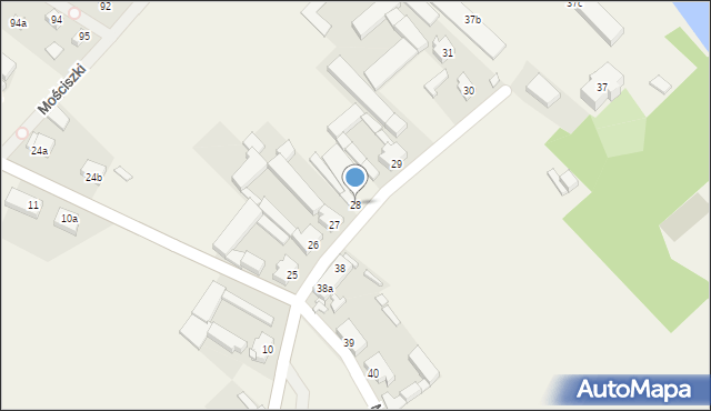 Mościszki, Mościszki, 28, mapa Mościszki