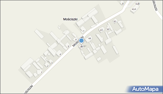 Mościszki, Mościszki, 46, mapa Mościszki