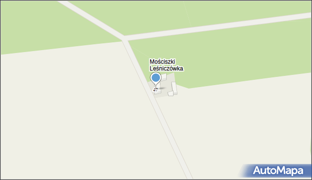 Mościszki, Mościszki, 47, mapa Mościszki