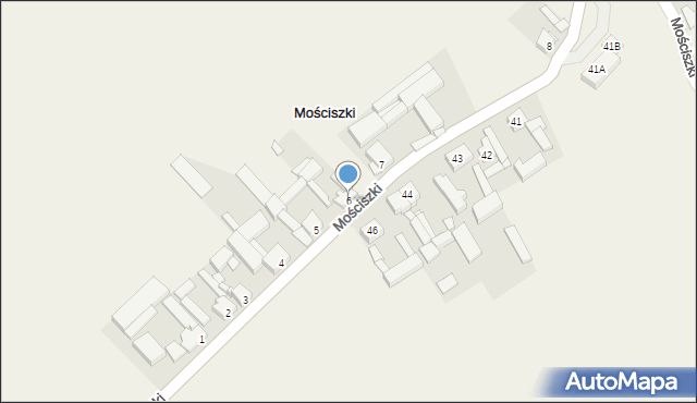 Mościszki, Mościszki, 6, mapa Mościszki