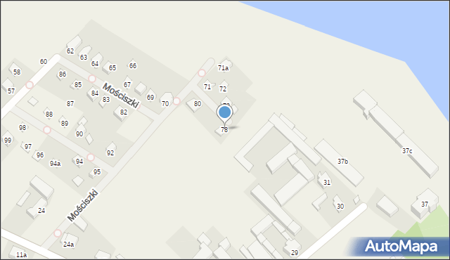 Mościszki, Mościszki, 78, mapa Mościszki