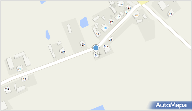 Mostki, Mostki, 24, mapa Mostki