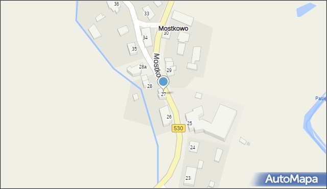 Mostkowo, Mostkowo, 27, mapa Mostkowo