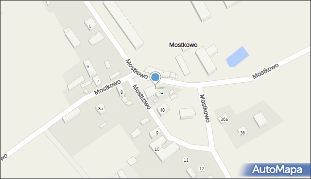 Mostkowo, Mostkowo, 42, mapa Mostkowo