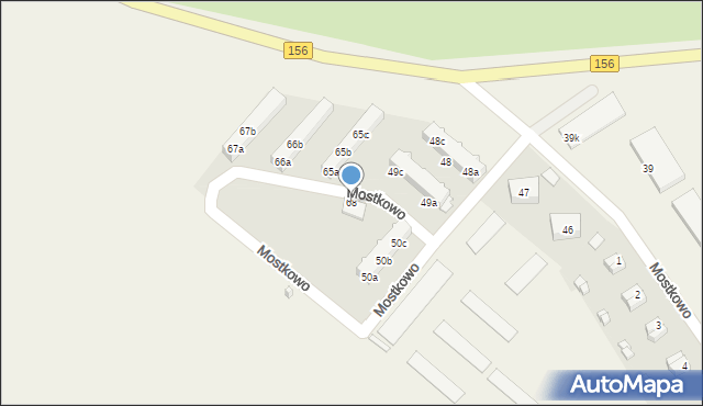 Mostkowo, Mostkowo, 68, mapa Mostkowo