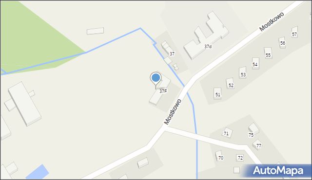 Mostkowo, Mostkowo, 73f, mapa Mostkowo