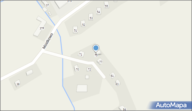Mostkowo, Mostkowo, 75, mapa Mostkowo