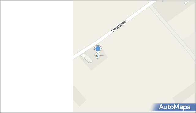 Mostkowo, Mostkowo, 8c, mapa Mostkowo
