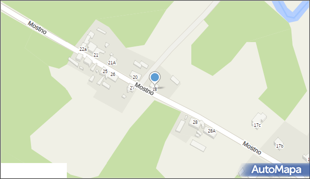 Mostno, Mostno, 18, mapa Mostno