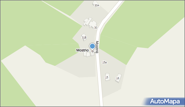Mostno, Mostno, 31a, mapa Mostno