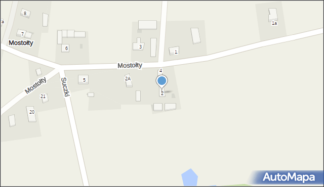 Mostołty, Mostołty, 2, mapa Mostołty