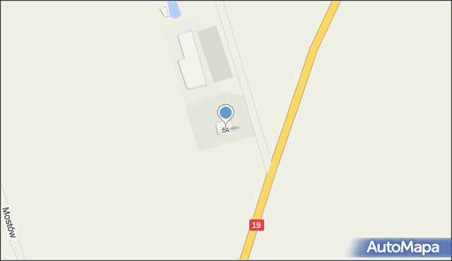 Mostów, Mostów, 6A, mapa Mostów