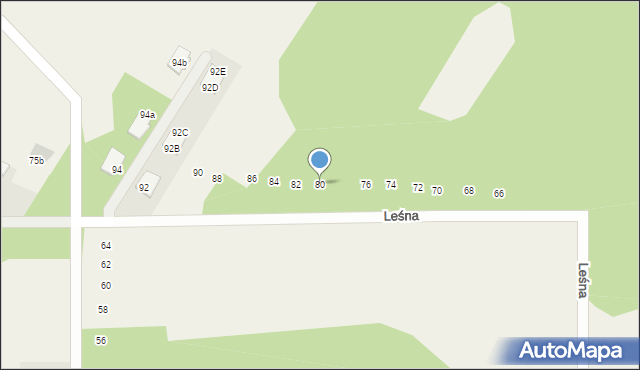 Mostówka, Mostówka, 80, mapa Mostówka