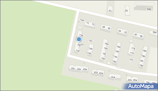 Mosty, Mosty, 73c, mapa Mosty