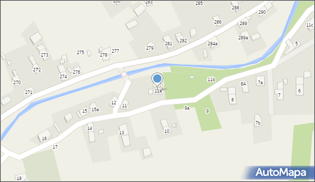 Moszczanka, Moszczanka, 11a, mapa Moszczanka