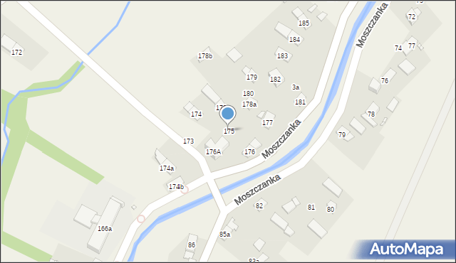 Moszczanka, Moszczanka, 175, mapa Moszczanka