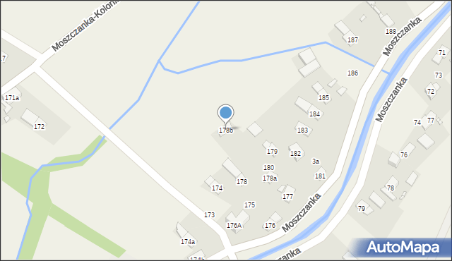 Moszczanka, Moszczanka, 178b, mapa Moszczanka