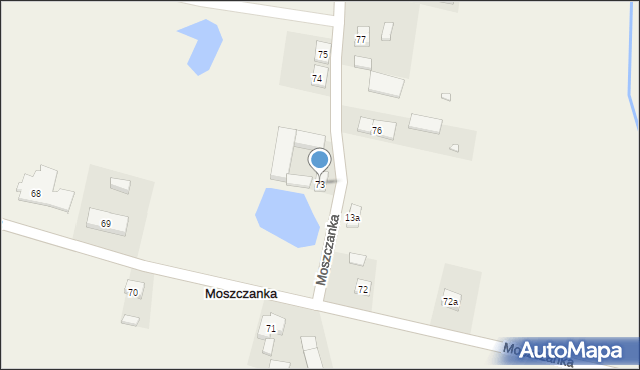 Moszczanka, Moszczanka, 73, mapa Moszczanka