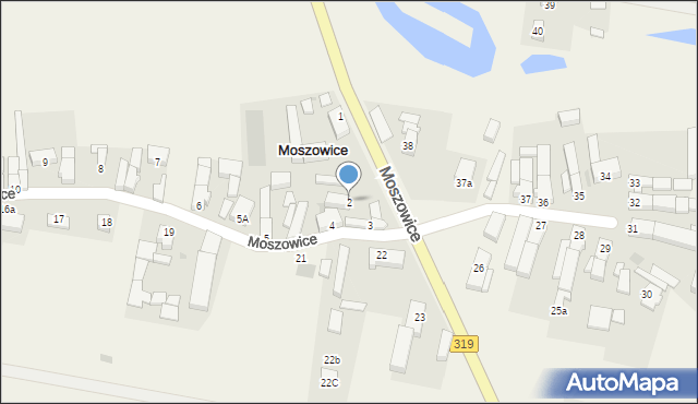 Moszowice, Moszowice, 2, mapa Moszowice
