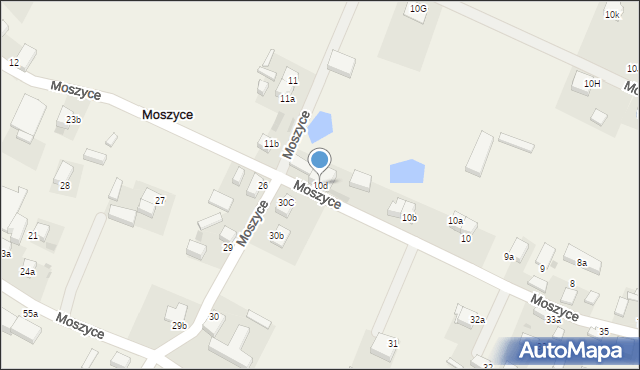 Moszyce, Moszyce, 10d, mapa Moszyce