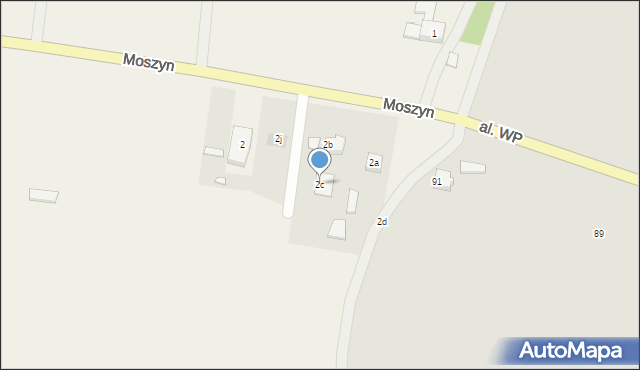 Moszyn, Moszyn, 2c, mapa Moszyn