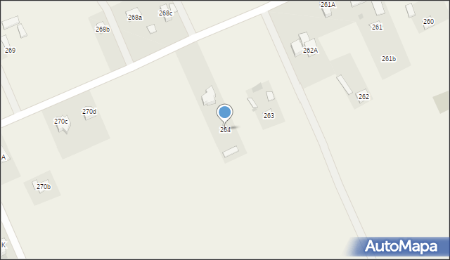 Motycz, Motycz, 264, mapa Motycz