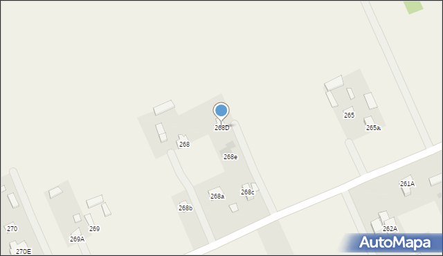 Motycz, Motycz, 268D, mapa Motycz