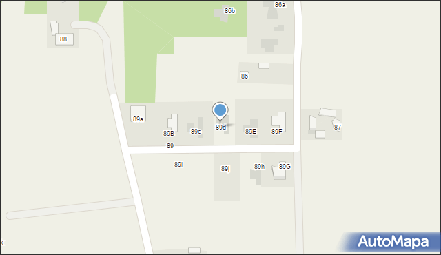 Motycz, Motycz, 89d, mapa Motycz