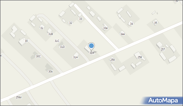 Motycz-Józefin, Motycz-Józefin, 32A, mapa Motycz-Józefin