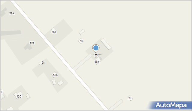 Motycz-Józefin, Motycz-Józefin, 55, mapa Motycz-Józefin