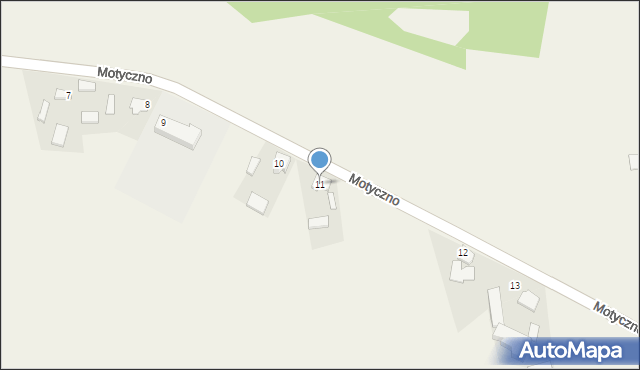 Motyczno, Motyczno, 11, mapa Motyczno