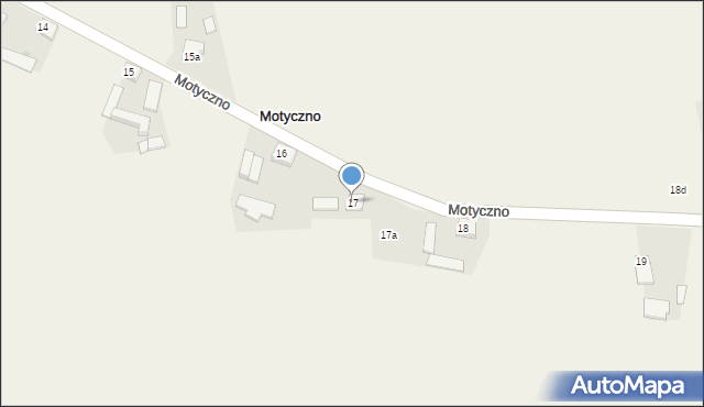 Motyczno, Motyczno, 17, mapa Motyczno