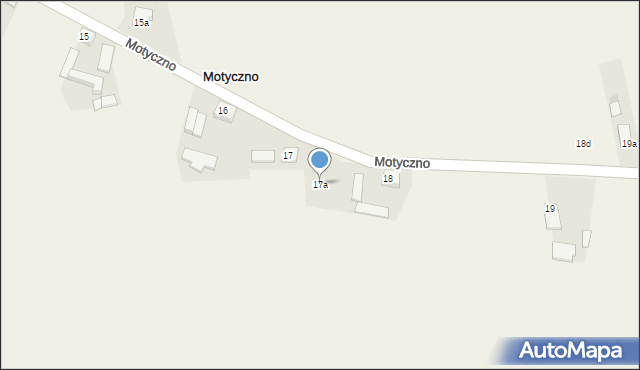 Motyczno, Motyczno, 17a, mapa Motyczno