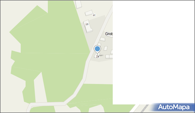 Motyczno, Motyczno, 1a, mapa Motyczno