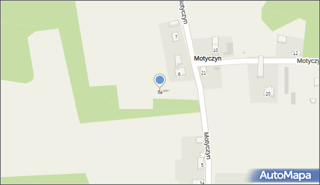 Motyczyn, Motyczyn, 6a, mapa Motyczyn