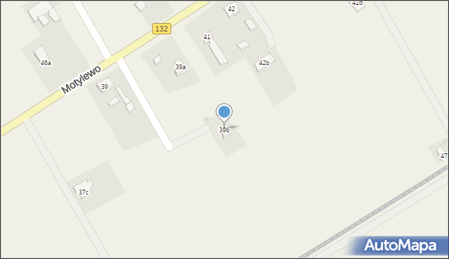 Motylewo, Motylewo, 39b, mapa Motylewo
